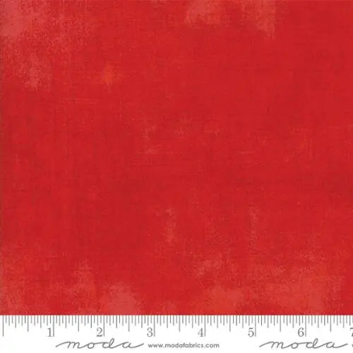 365 Red Scarlet Moda Grunge Fat Quarter - Premium Cotton Fabric