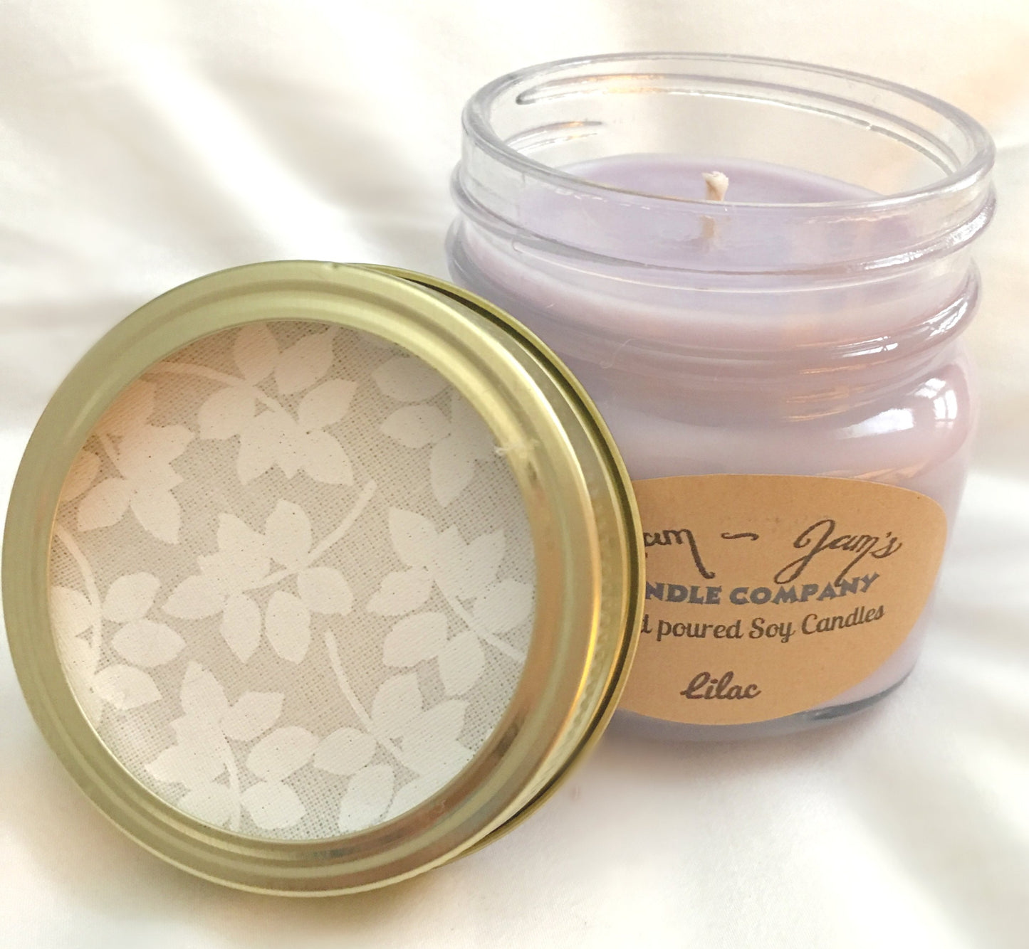Lilac Soy Candle – Soft & Floral Scent | Mam Jam’s - Korvel