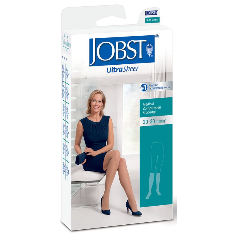 Jobst UltraSheer Collants de Compression Taille Haute pour Femmes