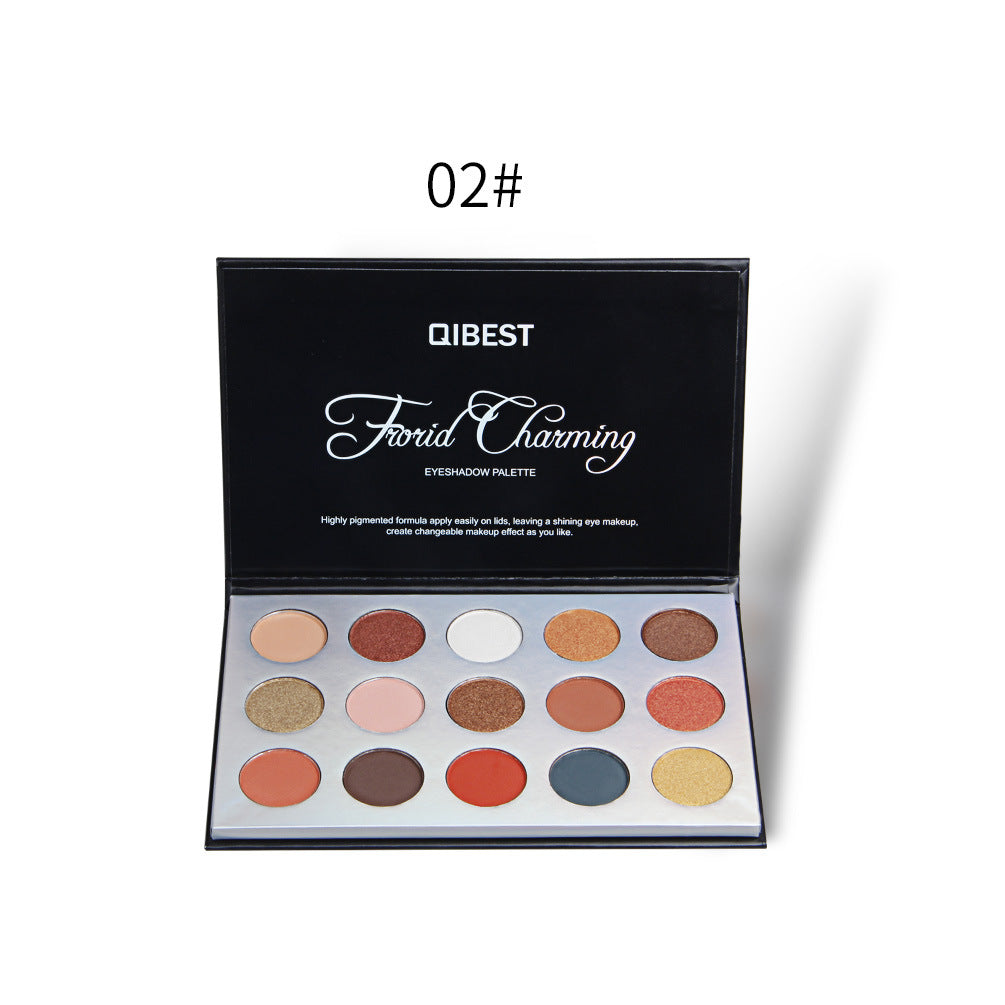 Paleta de Sombras QIBEST Renaissance de 15 Colores