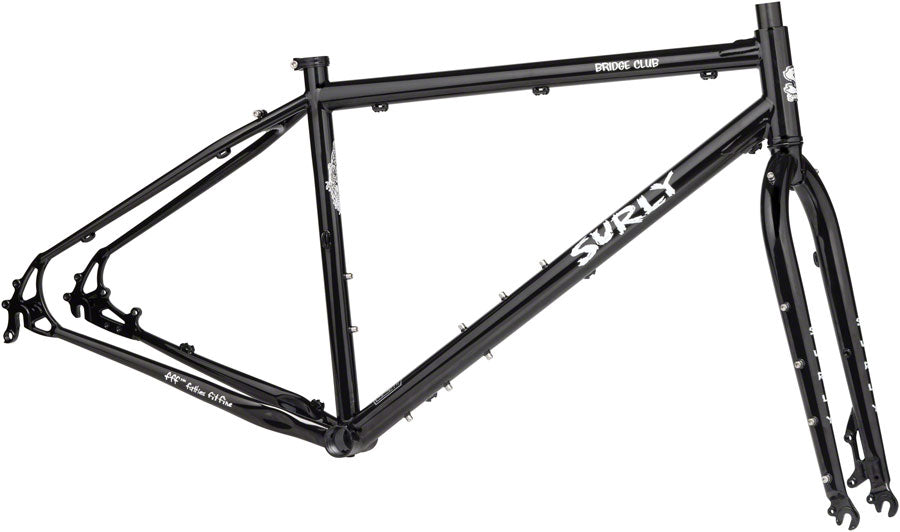 Cadre Surly Bridge Club - Acier 27.5" en Noir de Trevor