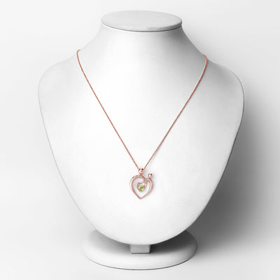 0.25 Carat Genuine Peridot Sterling Silver Pendant