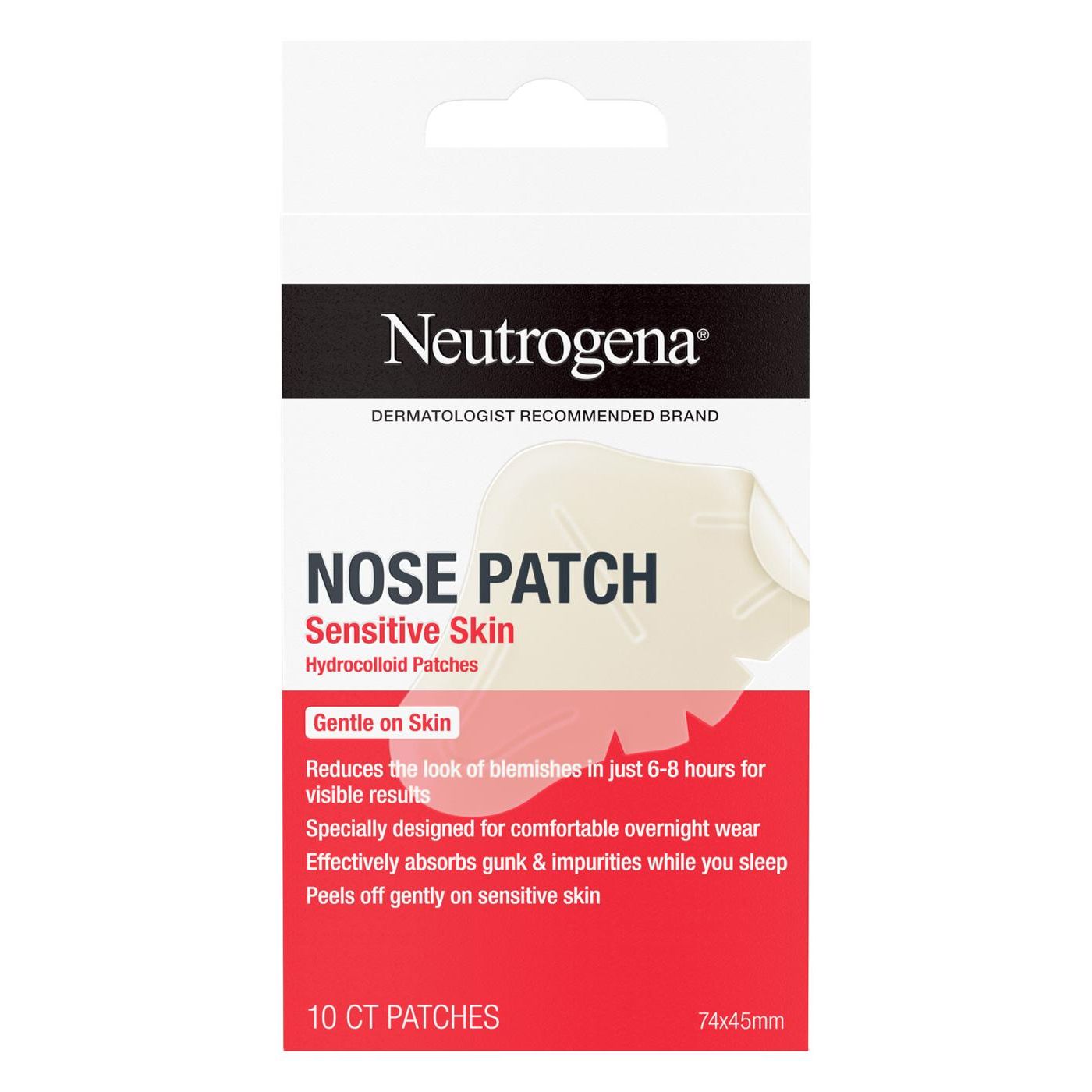 Patches de nez Neutrogena pour peau sensible - 10 unités