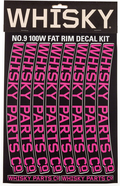 Kit de décalcomanies de jante WHISKY 100w - Magenta