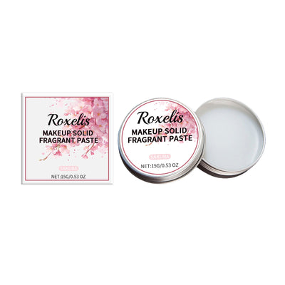 Solid Cherry Blossom Balm Mild Elegant Lasting Light Fragrance Exudes Charm Refreshing Non-Sticky Date Pocket Balm - Korvel