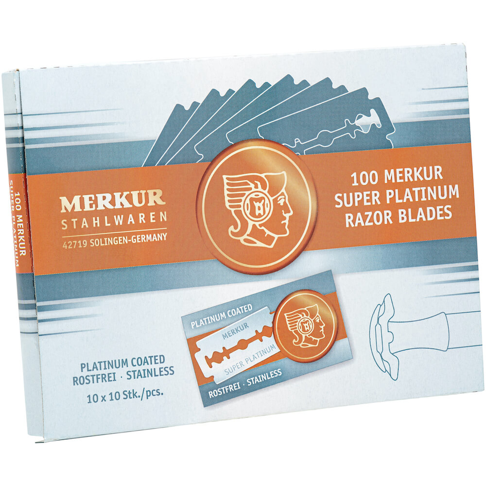 Lames de rasoir Merkur Super Platinum - Pack de 100