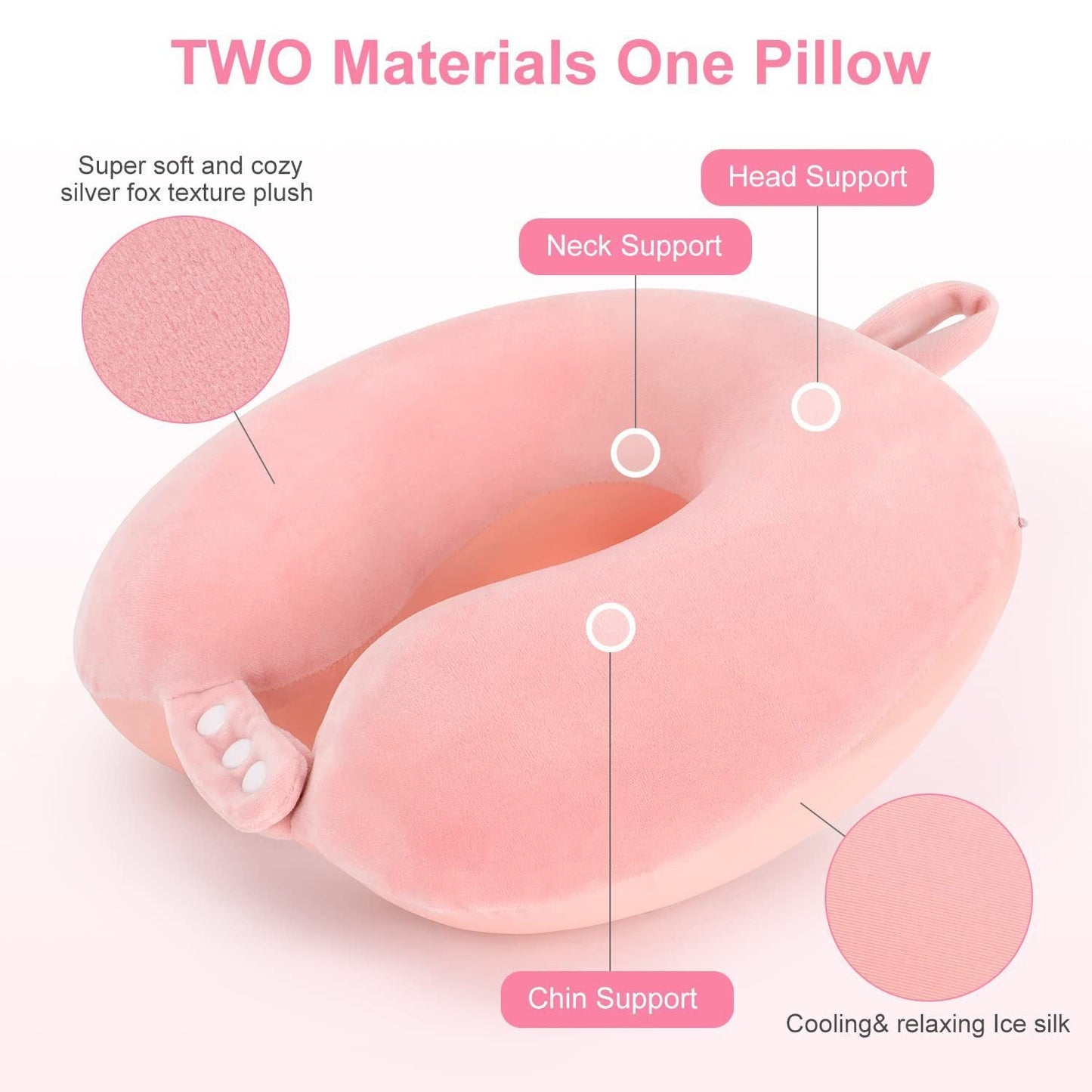 U Shaped Memory Foam Travel Neck Pillow