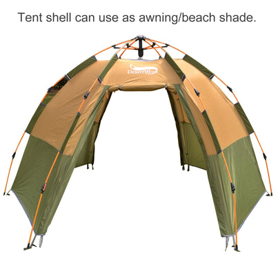 Hexagonal Speed-Opening Rainstorm-Proof Camping Tent