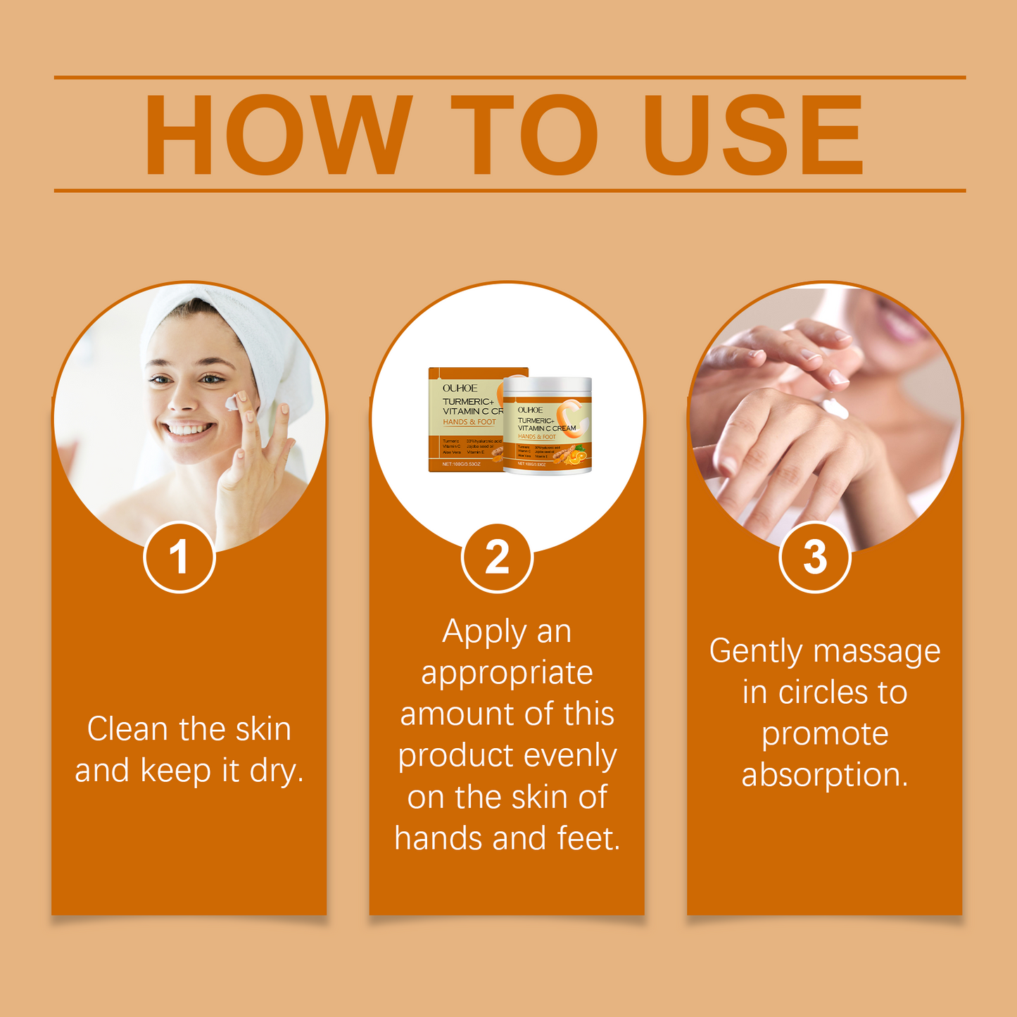 Vitamin C Firming Cream Gentle Moisturizing Moisturizing Firming Daily Apply Body Care Cream - Korvel