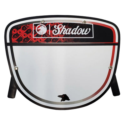The Shadow Conspiracy Interlock Number Plate - White/Black/Red