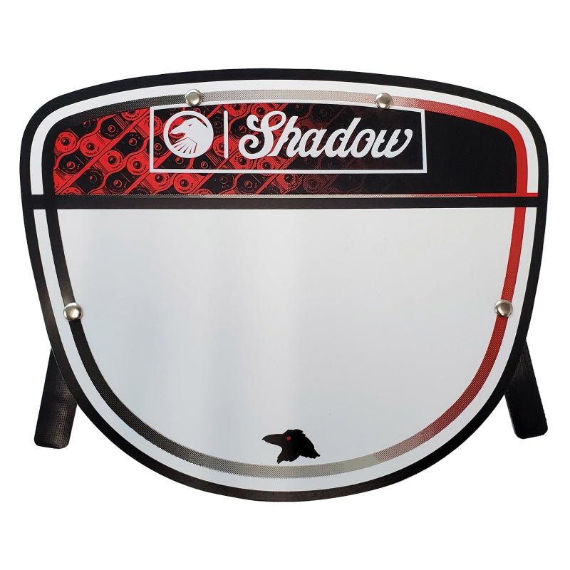 Plaque d'immatriculation Interlock de The Shadow Conspiracy - Blanc/Noir/Rouge
