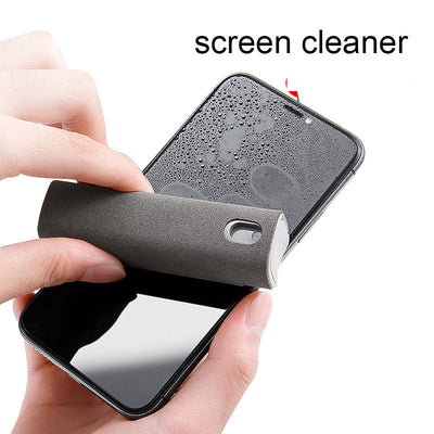Portable screen cleaning artifact Integrated liquid crystal cleaner Wipe mobile phone tablet spray - Korvel