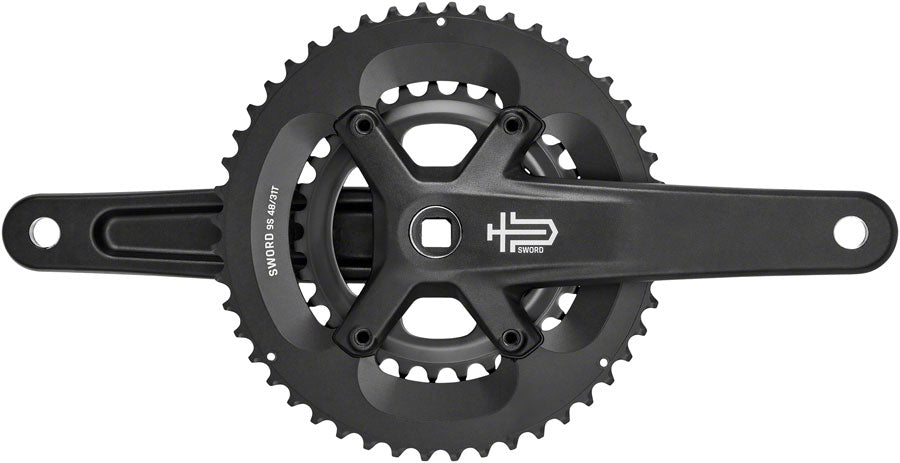 microSHIFT Sword Noir 2x Crankset - 172,5 mm 9 Vitesses