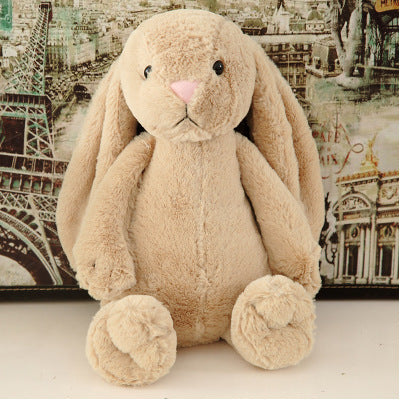 Jouet en Peluche Lapin Brodé - Compagnon Doux et Câlin