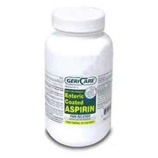 Aspirina de baja potencia para adultos Geri Care, 81 mg, tabletas