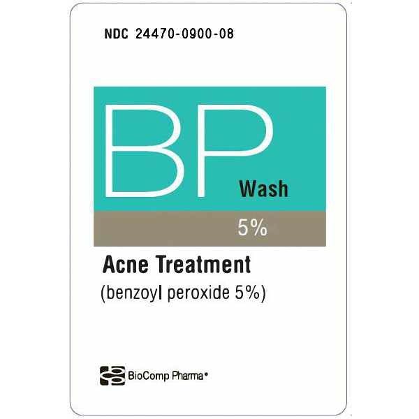 Biocomp Pharma Lavage au Peroxyde de Benzoyle 5% - 8 Oz