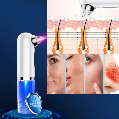 Small Bubble Beauty Instrument Household Pore Cleaning Oxygen Injection Instrument Electric Blackhead Suction Instrument - Korvel