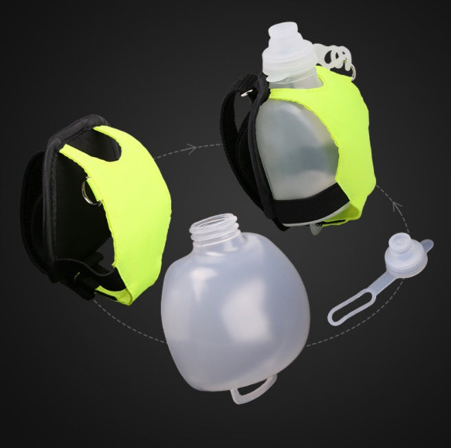 Botella de Agua de Silicona para Muñeca - Solución de Hidratación Portátil
