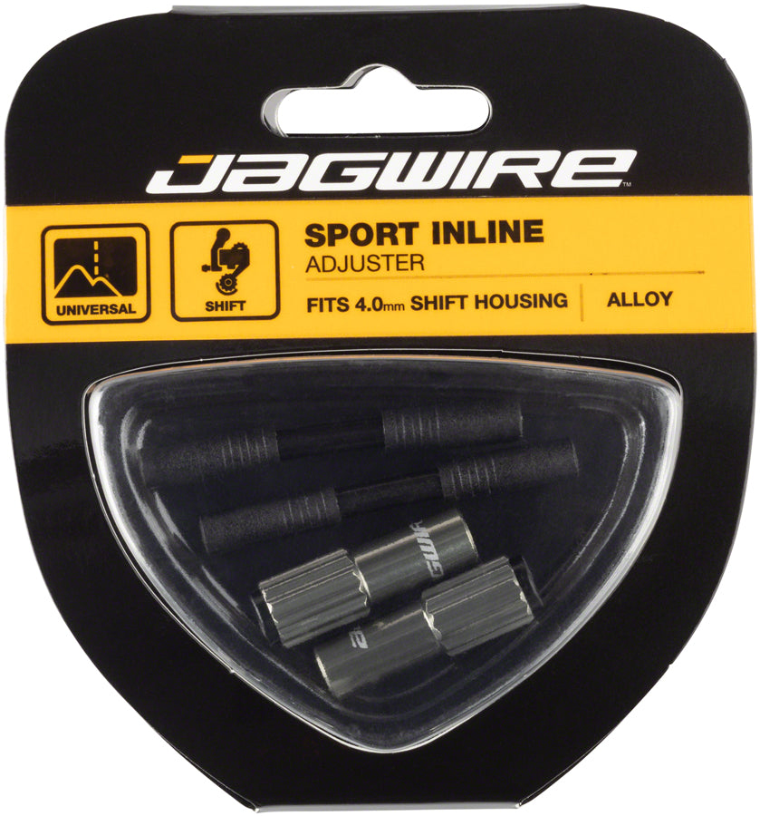 Jagwire Sport 4mm Mini Inline Cable Tension Adjusters - Paire en titane