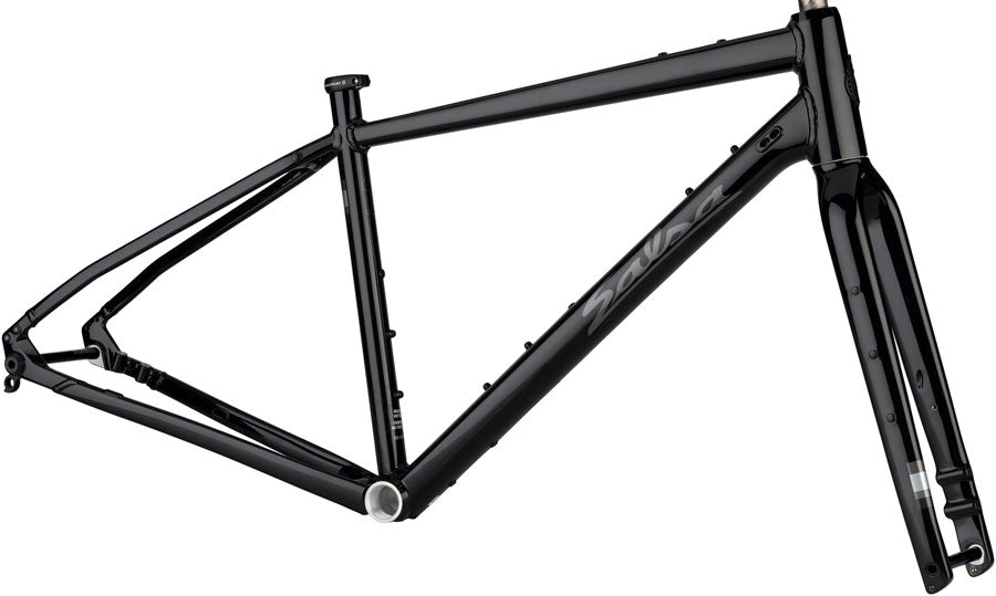 Salsa Journeyer Drop Bar Frameset - 700c/650b Aluminio Negro 57cm