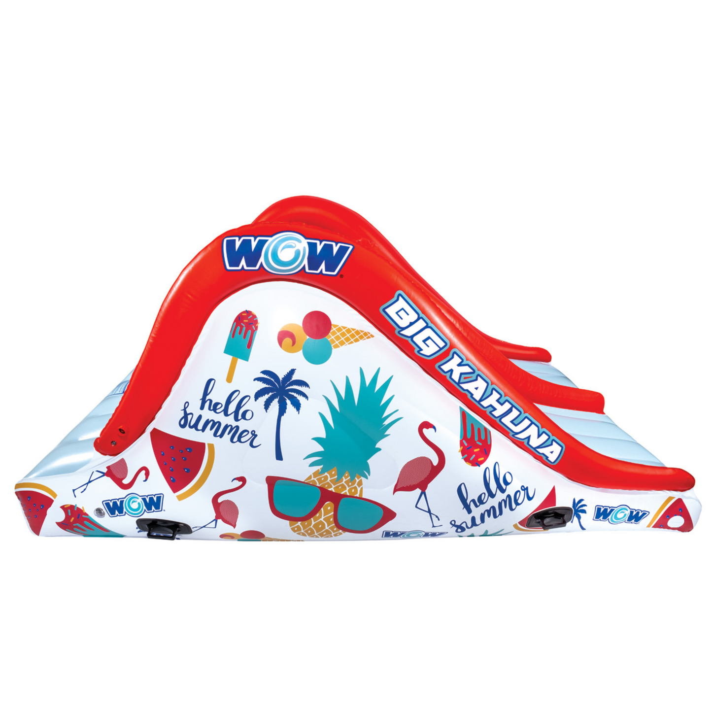 Glissade à deux voies Big Kahuna de WOW Sports pour piscines enterrées
