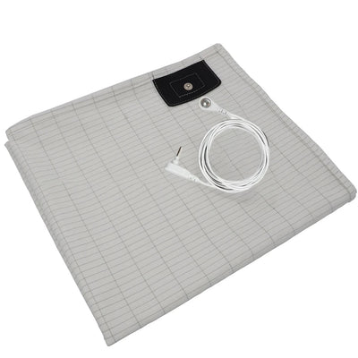 Grounding Sheet Mat Earthing Fitted Bedsheet Silver Fiber Conductive Organic Grounding Mat Radiation Anti-Static 60*265CM - Korvel