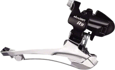 microSHIFT R8 Front Derailleur - 7/8-Speed Double, Shimano Compatible
