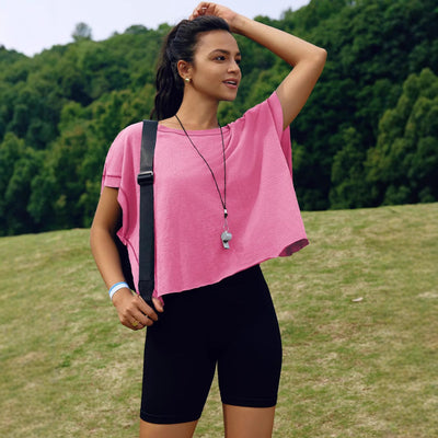 Women's Backless Sports Yoga Crop Top - Casual & Breathable