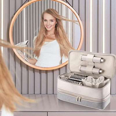 2-Layer Portable Waterproof Case for Hair Stylers