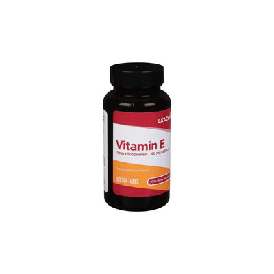 Leader Vitamin E 180mg Softgels - 100 Count