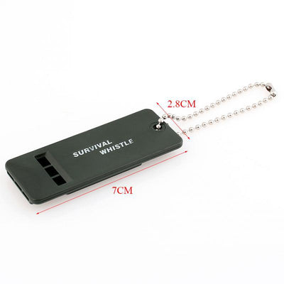 Whistle Three Frequency Outdoor Hiking Camping Mountaineering Seeking First Aid Whistle High Frequency Survivor Portable Whistle - Korvel