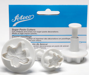 Juego de Cortadores de Lirio Ateco - 3 Piezas para Repostería Elegante
