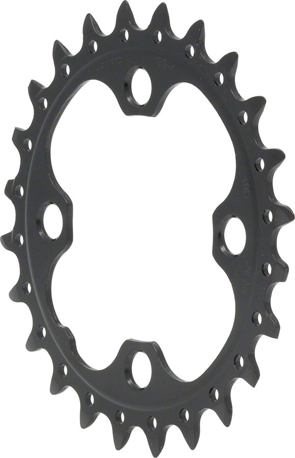 Plato interior Shimano SLX M660-10 de 24t - Negro