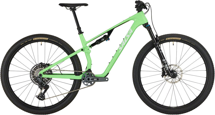 Bicicleta Salsa Spearfish C Deluxe GX AXS Transmission - 29" Carbon Verde Cítrico X-Large