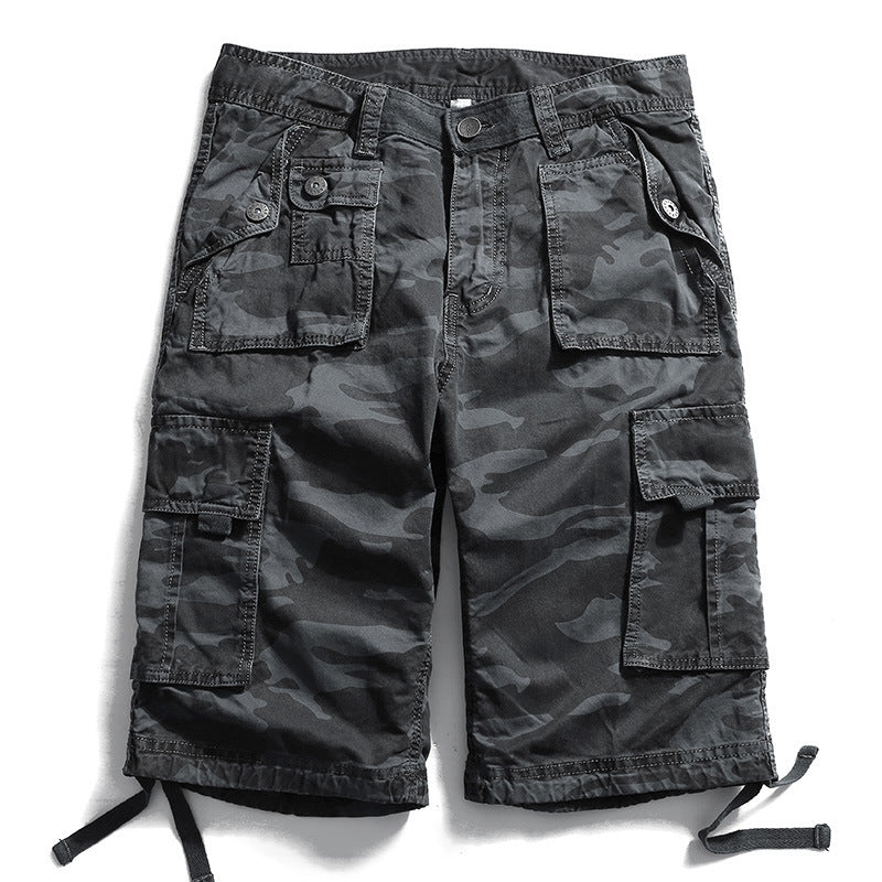 Premium Summer Cotton Camouflage Cargo Shorts