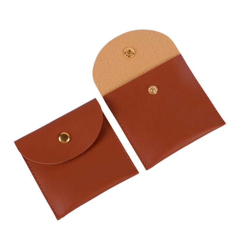 Jewelry bag leather buckle storage bag - Korvel