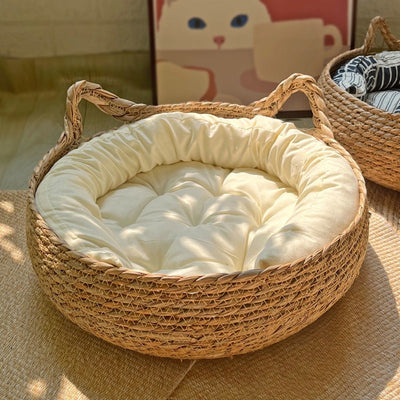 Cat Nest Winter Warm Cat Nest Cushion Thick Winter Round Nest House - Korvel