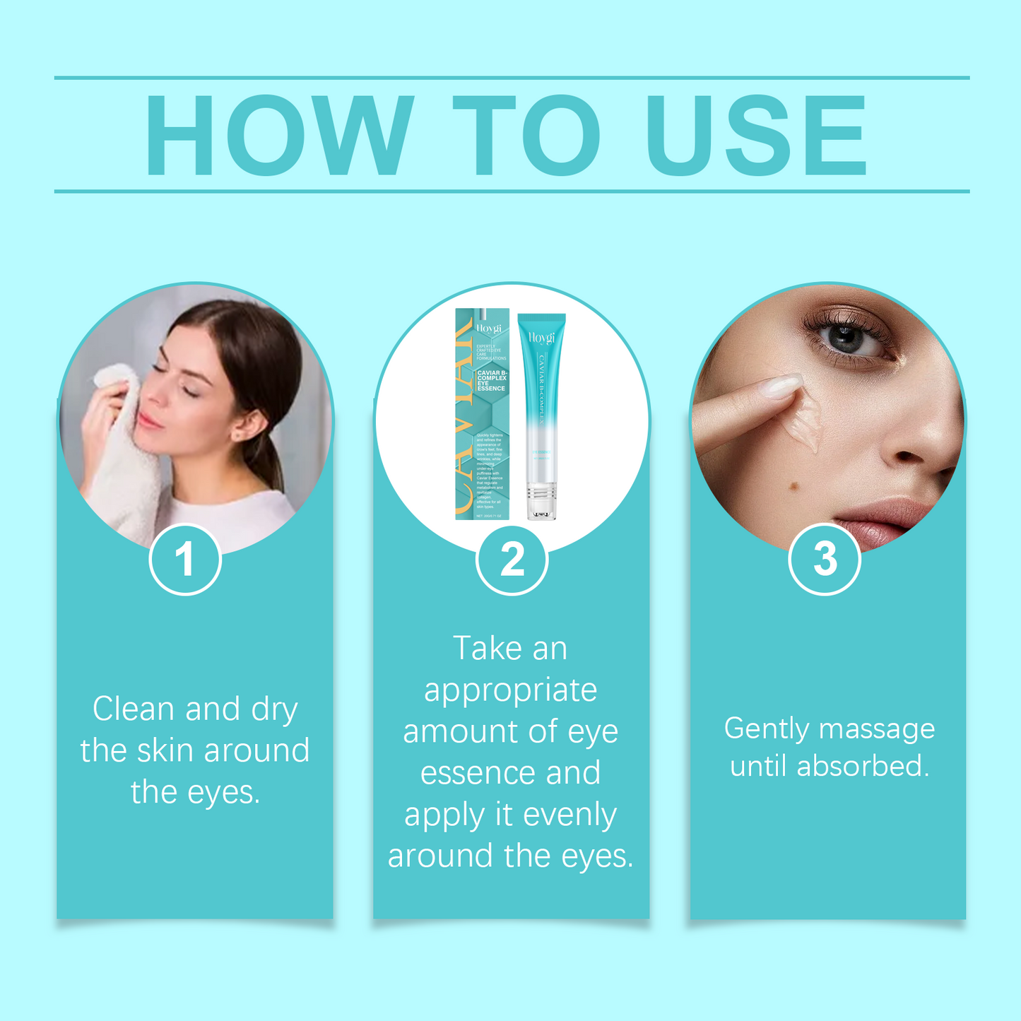 Eye Serum Moisturizes And Reduces Fine Lines Around Eyes And Improves Skin Elasticity Around Eyes - Korvel
