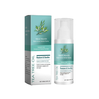 Herbal Back Care Spray Gentle Hydrating Massage Treatment Moisturizes And Smoothes Body Skin - Korvel