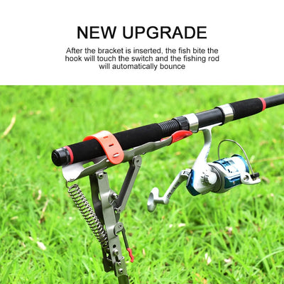 New Fishing Rod Holders Automatic Fishing Stainless Steel Pole Tackle Storage 32cm Outdoor Fishing Accessories Bracket Outdoor - Korvel