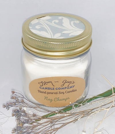 Nag Champs Soy Candle – Fresh & Invigorating Scent | Mam Jam’s - Korvel