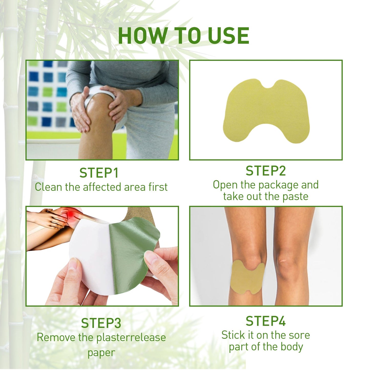 Knee Joint Care Patch Relieve Knee, Lumbar, Shoulder And Neck Joint Pain Joint Care Patch - Korvel