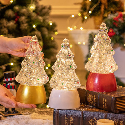 Christmas decorations, Christmas trees, crystal balls, music boxes, Christmas snowflakes, music lights, Christmas gifts, night lights - Korvel
