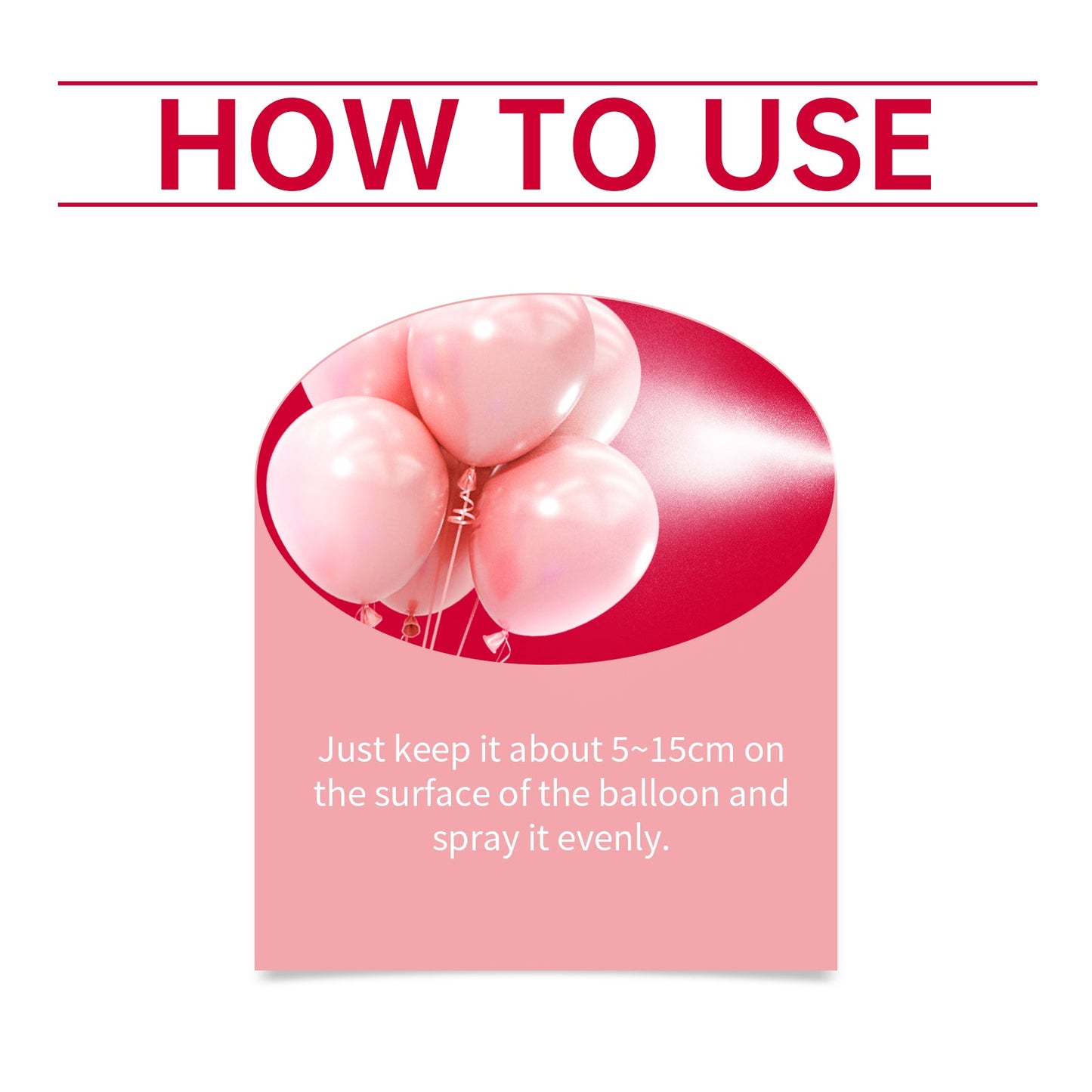 Spray Brillant pour Ballons pour une Atmosphère de Fête Glamoureuse