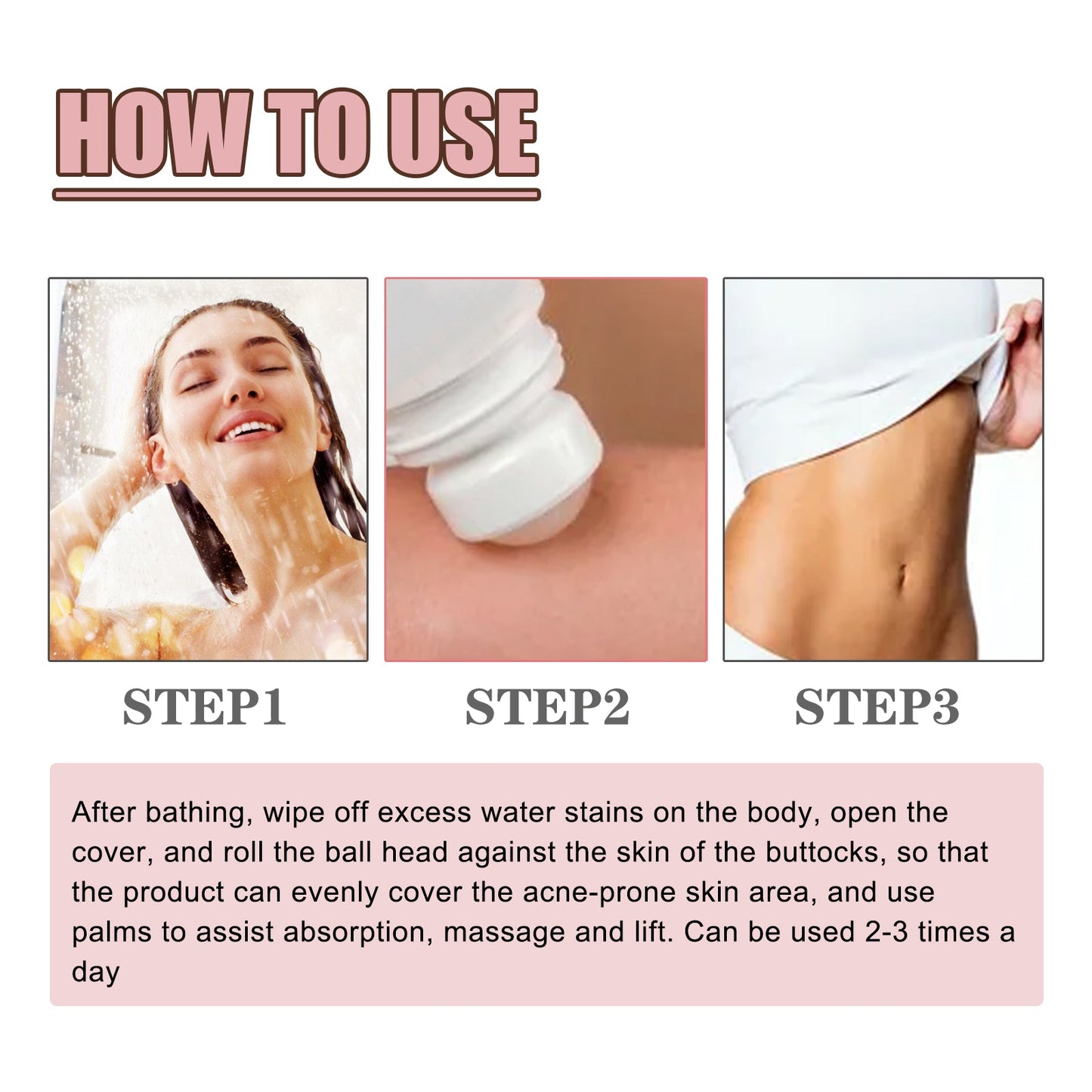Acne Acne Ball, And Cleansing Skin Chest Back Acne Closing Skin Care - Korvel
