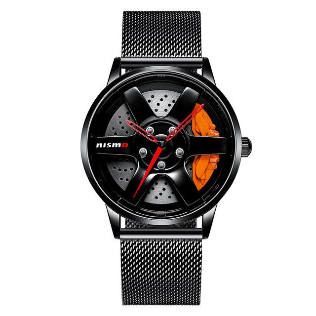 Montre de luxe sportive pour homme NIBOSI Wheel Rim
