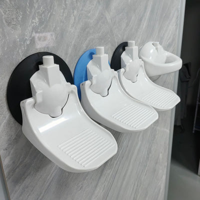 Bathroom footrest shower footrest bracket bathroom suction cup footrest storage rack suction cup - Korvel