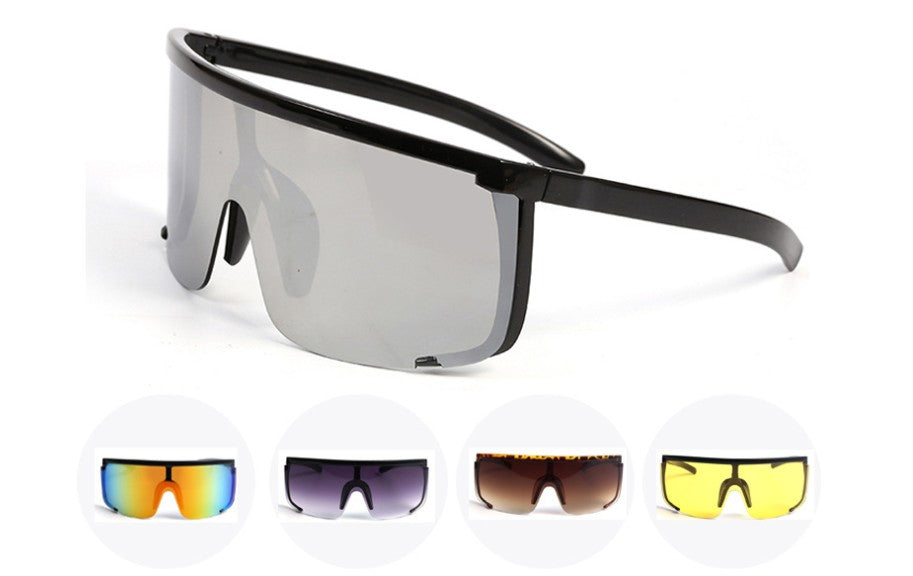 Lunettes de soleil anti-ultraviolet à grande monture HM-009
