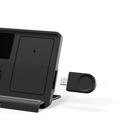 The thermometer clock supports wireless charging and night light charging - Korvel