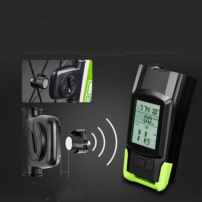 Lumière LED de vélo rechargeable USB 4000mAh et ordinateur avec klaxon